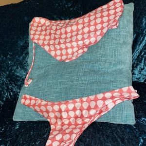 Thalassa dark/light pink two piece bathing suit✨